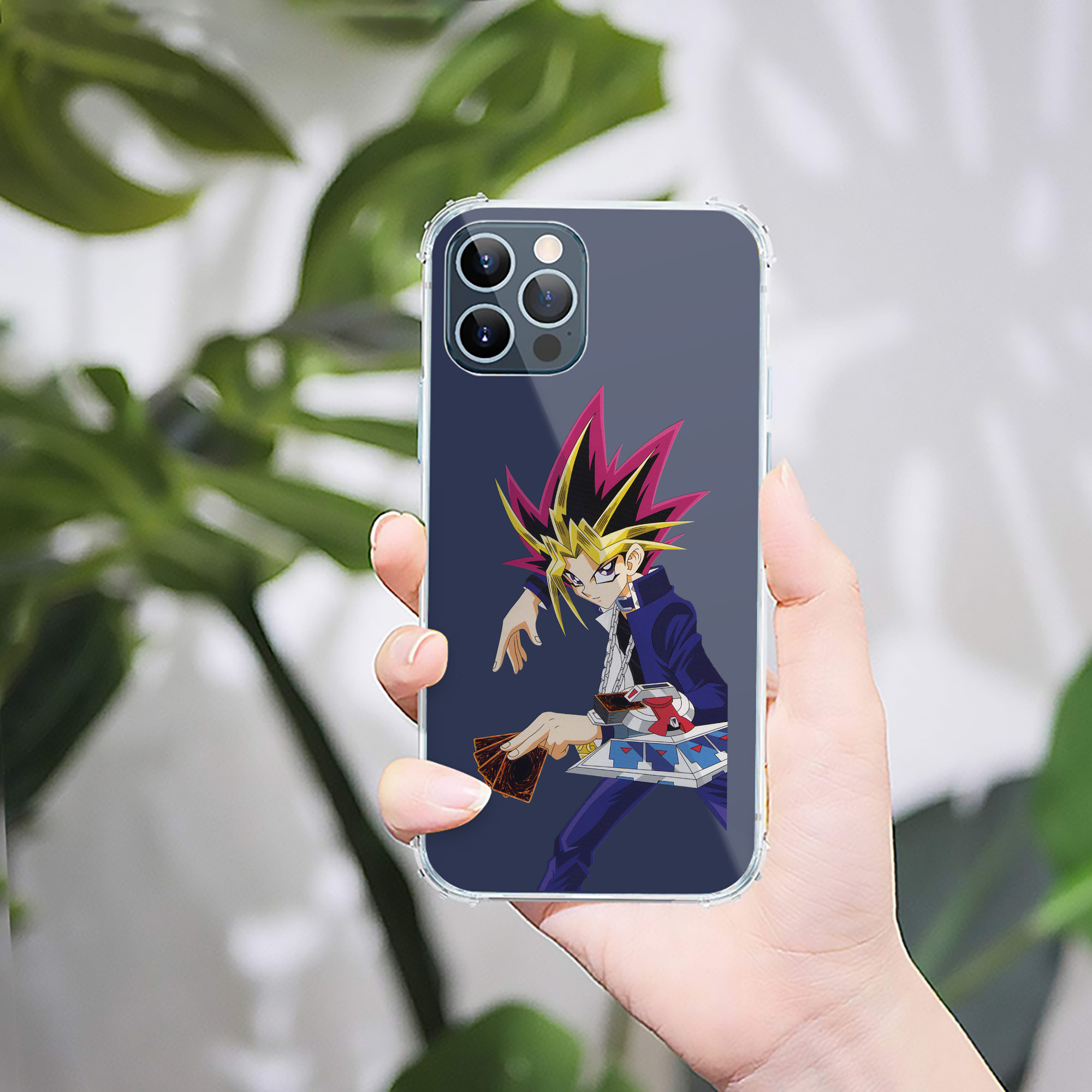 （画像用） 遊☆戯☆王 Yu-Gi-Oh! 【iPhone 12シリーズ対応】透明スマホケース（クリアソフトケース）